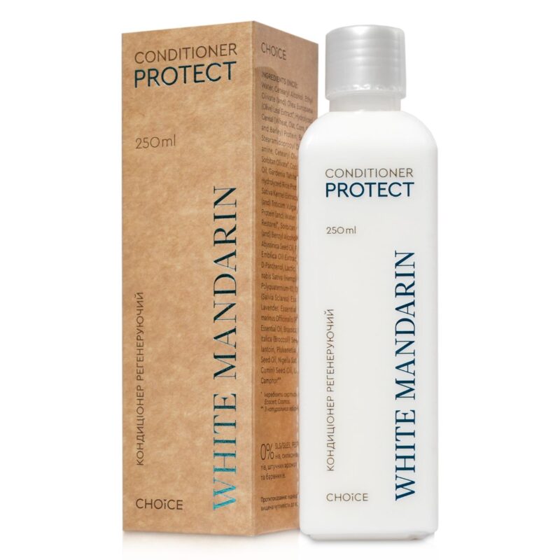 Регенеруючий кондиціонер для пошкодженого та фарбованого волосся «CONDITIONER PROTECT» White Mandarin Регенеруючий кондиціонер для пошкодженого та фарбованого волосся «CONDITIONER PROTECT» White Mandarin