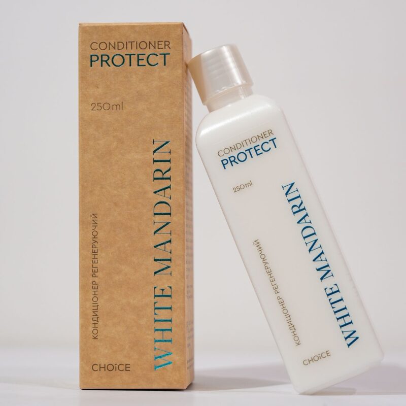 Регенеруючий кондиціонер для пошкодженого та фарбованого волосся «CONDITIONER PROTECT» White Mandarin