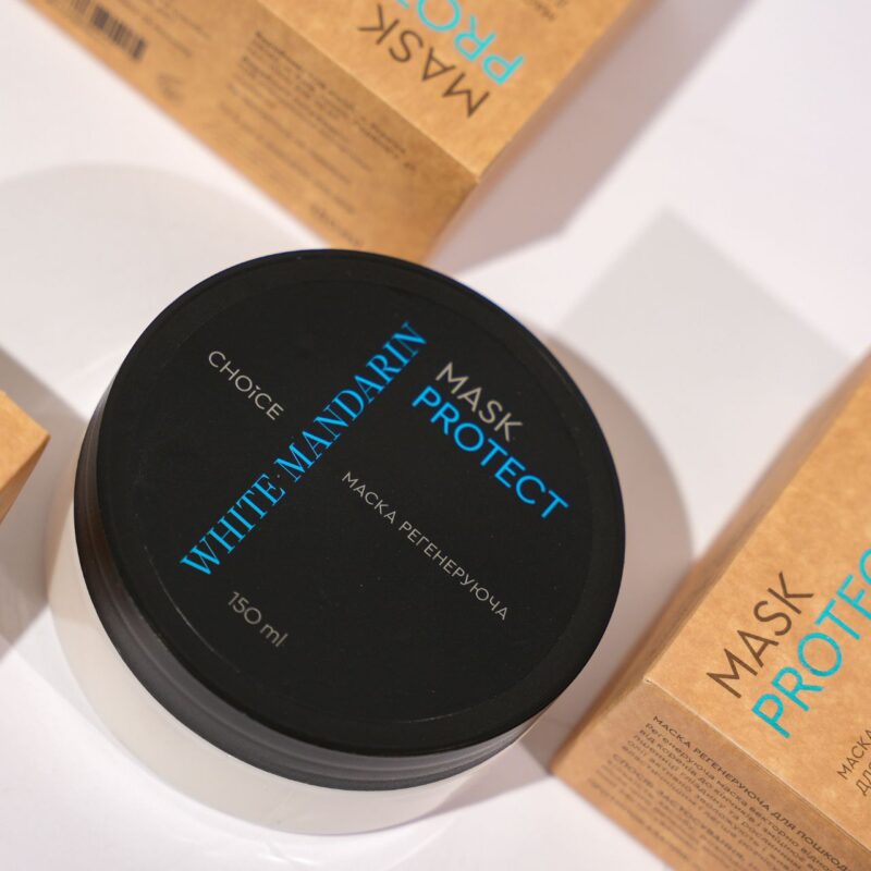 Маска White Mandarin Protection. Регенеруюча, для фарбованого та пошкодженого волосся. «MASK PROTECT»