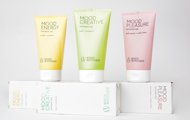 Гель для душу MOOD CREATIVE. Очищення, тонізація, омолодження. 150 мл 2 Shower gel Mood White Mandarin