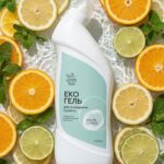 Екогель для очищення туалету Mint&Citrus Green Max. Для унітазів, ванн, душових кабін, кахлю.