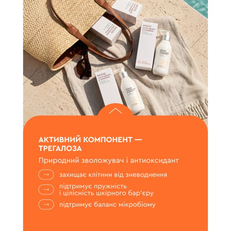Гель для інтимної гігієни MOOD WHITE GRAPES & TANGERINE White Mandarin Білий Мандарин